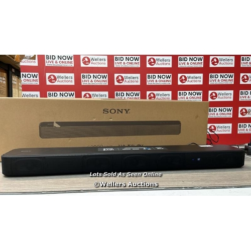 6691 - SONY HTS2000.CEK  3.1CH SOUNDBAR / VERY MINIMAL SIGNS OF USE / POWERS UP, CONNECTS AND SOUNDS INCRED... 