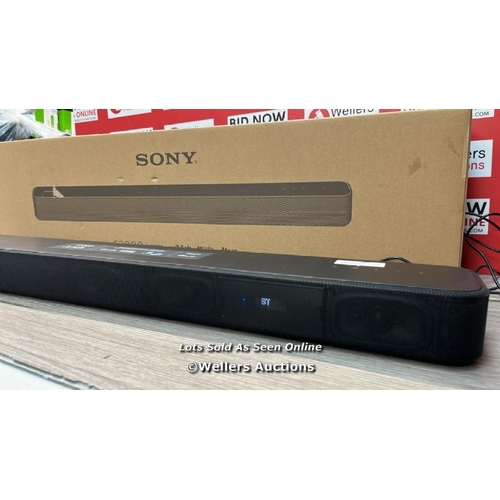 6691 - SONY HTS2000.CEK  3.1CH SOUNDBAR / VERY MINIMAL SIGNS OF USE / POWERS UP, CONNECTS AND SOUNDS INCRED... 