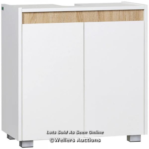 3276 - KLEANKIN MODERN BATHROOM SINK CABINET, FLOOR STANDING UNDER SINK CABINET, FREESTANDING STORAGE CUPBO... 