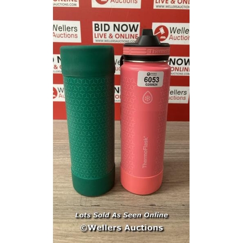 6053 - THERMOFLASK STAINLESS STEEL BOTTLE 710ML, 2 PACK / APPEARS NEW / SEE IMAGES / D13