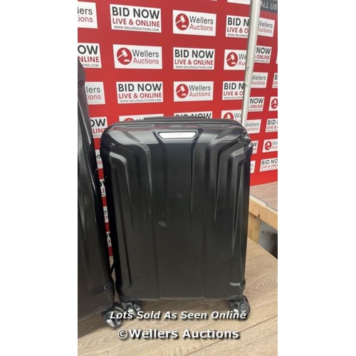 6063 - SAMSONITE ENDURE 2PC. HARDSIDE LUGGAGE SET / APPEARS IN OVERALL GOOD CONDITION / NO VISIBLE DAMAGE /... 