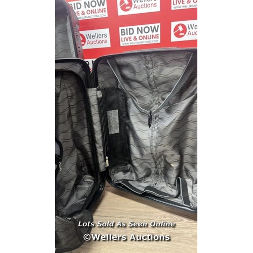 6063 - SAMSONITE ENDURE 2PC. HARDSIDE LUGGAGE SET / APPEARS IN OVERALL GOOD CONDITION / NO VISIBLE DAMAGE /... 