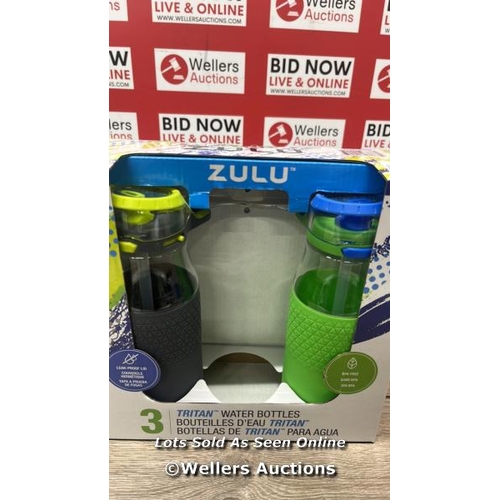 6068 - ZULU KIDS TRITAN WATERBOTTLE 511ML, 2 PACK / APPEARS NEW / F14