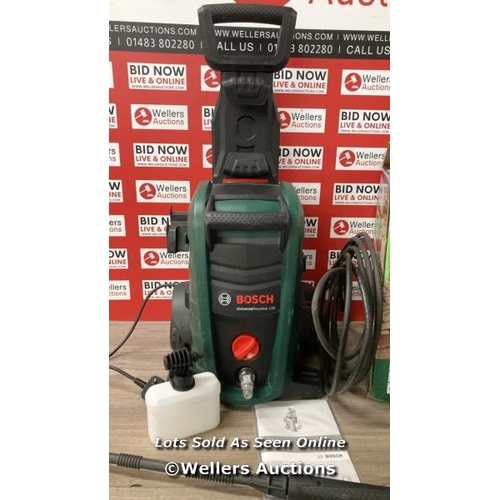 6070 - BOSCH UNIVERSAL AQUATAK PRESSURE WASHER 135 / POWERS UP / SIGNS OF USE / P30