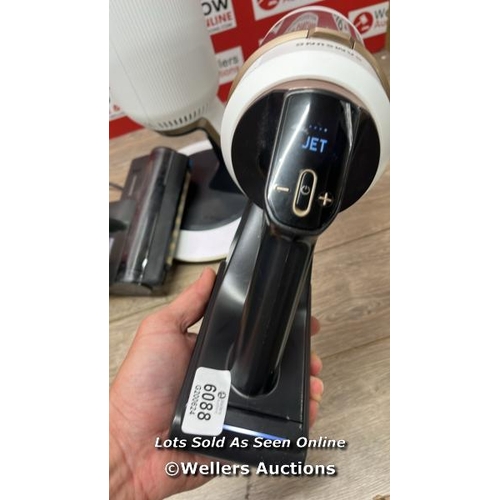 6088 - SAMSUNG BESPOKE JET PET VACUUM / SOME SIGNS OF USE / POWERS UP AND APPEARS FUNCTIONAL / SEE IMAGES /... 