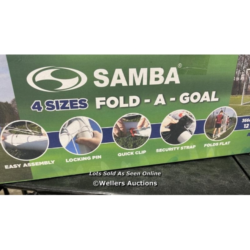 6092 - SAMBA MULTI SIZE FOOTBALL GOAL / APPEARS IN GOOD OVERALL CONDITION / SEE IMAGES / P13