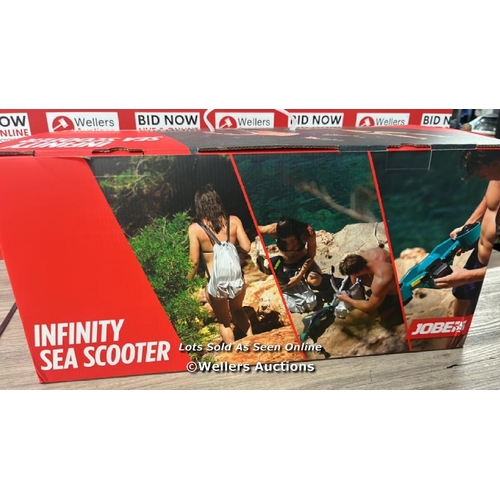 6102 - JOBE INFINITY SEASCOOTER WITH 2 BATTERIES AND SNORKEL SET / NEW, OPEN BOX / C29