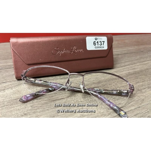 6137 - SOPHIA LOR M313 095 METAL SUNGLASSES / APPEARS NEW / SEE IMAGES / F7