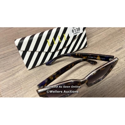 6138 - ELLE LADIES 2024 SUNGLASSES / APPEARS NEW / SEE IMAGES / F7