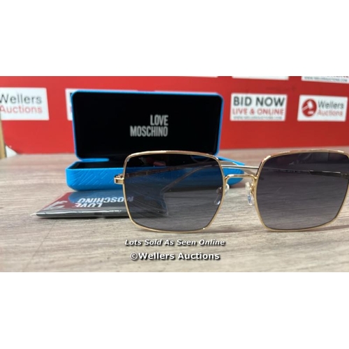 6147 - L.MOSCHINO LDIES CLAM SUNGLASSES / APPEARS NEW / SEE IMAGES / F7