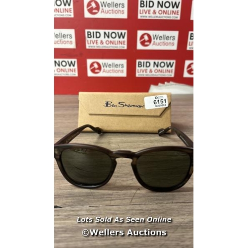 6151 - BEN SHERMAN MENS SUNGLASSES / APPEARS NEW / SEE IMAGES / F7