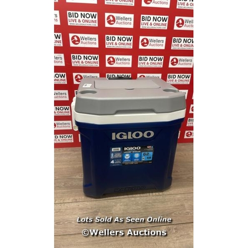 6179 - IGLOO MAX COLD 58 LITRE ROLLER COOL BOX / APPEARS NEW / A6