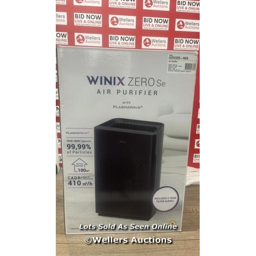 6186 - WINIX ZERO SE AIR PURIFIER WITH PLASMAWAVE AZSU355 / APPEARS NEW OPEN BOX / B32