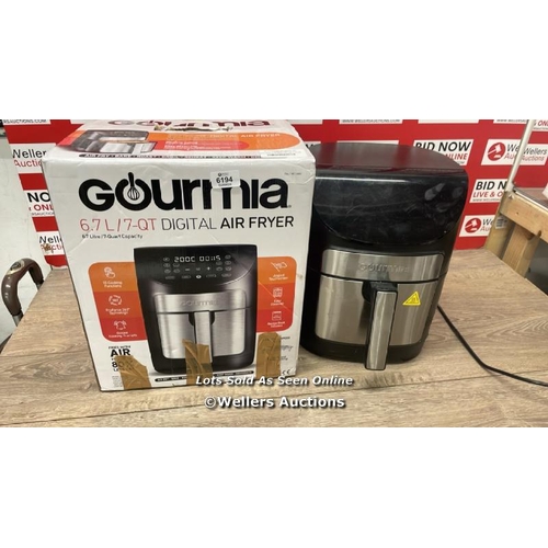 6194 - GOURMIA 6.7L DIGITIAL AIR FRYER / NO POWER / SIGNS OF USE / W1