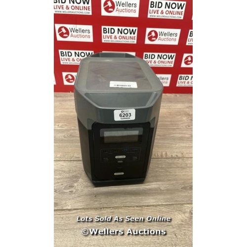 6203 - ECO FLOW DELTA 1260 WH POWER PACK / AS SEEN / SEE IMAGES / D9