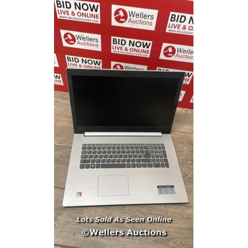 6204 - LENOVO IDEAPAD 330S / 8GB RAM / 1TB HD / A6-9225 @ 2.60GHZ / WINDOWS 10 OPERATING SYSTEM / POWERS UP... 