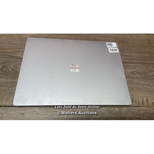 6206 - MICROSOFT 1872 / 16GB RAM / 250GB HD / I7-1065G7 @ 1.30GHZ / SN: 3948412357 / WINDOWS 10 OPERATING S... 