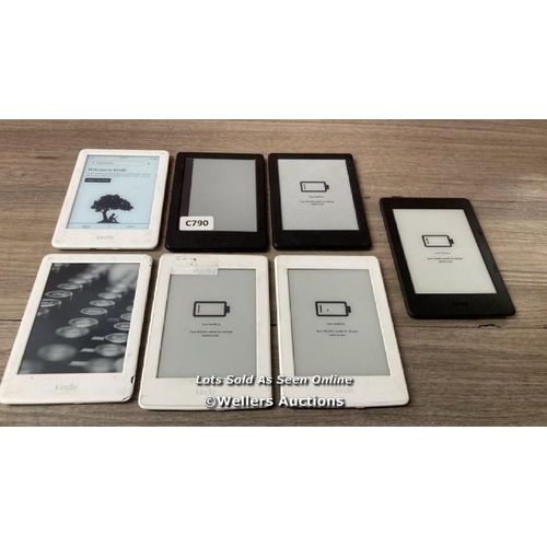 6211 - 6X AMAZON KINDLES / RESTORED TO FACTORY SETTINGS / BLACKLISTED / D9