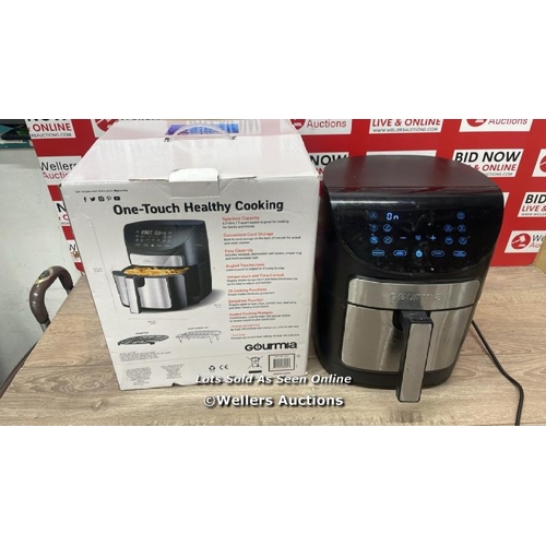 6222 - GOURMIA 6.7L DIGITIAL AIR FRYER / POWERSD UP / SIGNS OF USE / W1