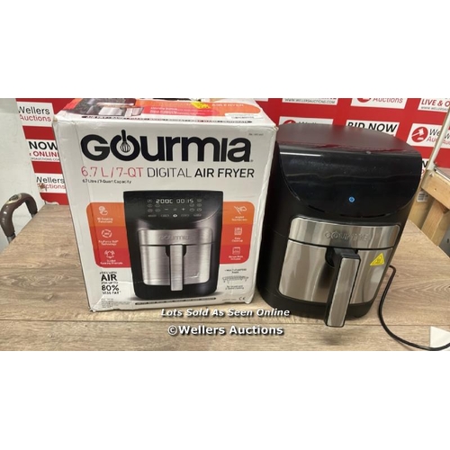 6223 - GOURMIA 6.7L DIGITIAL AIR FRYER / POWERS UP / NO DISPLAY / SIGNS OF USE / W1