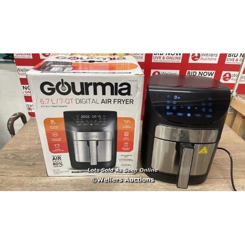 6224 - GOURMIA 6.7L DIGITIAL AIR FRYER / POWERS UP / SIGNS OF USE / W1