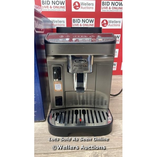 6225 - DE'LONGHI MAGNIFICA EVO BEAN TO CUP COFFEE MACHINE - ECAM290.83.TB / POWERS UP / SIGNS OF USE / B32