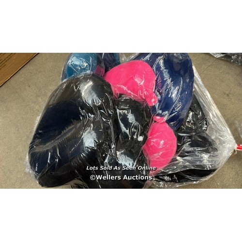 6298 - BAG OF PRE OWNED TRAVEL PILLOWS