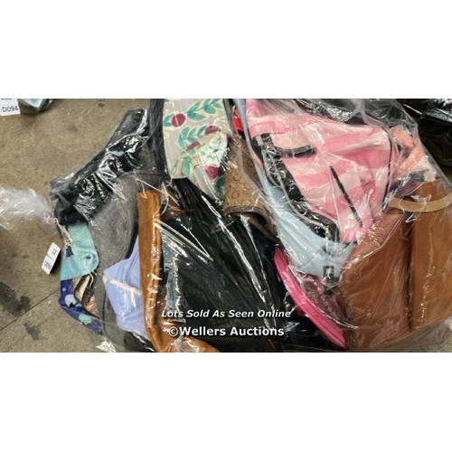 6305 - BAG OF PRE OWNED SMALL BAGS AND CASES