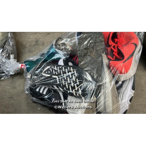 6312 - BAG OF TRAINERS INCL. NIKE, UNDER ARMOUR AND ADIDAS