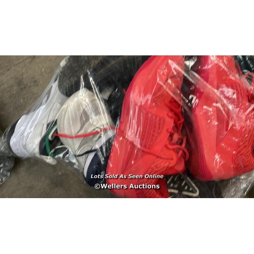 6312 - BAG OF TRAINERS INCL. NIKE, UNDER ARMOUR AND ADIDAS