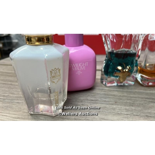 6520 - BAG OF PART USED PERFUMES AND FRAGRANCES INCL. CALVIN KLEIN, VIKTOR ROLF, GIORGIO ARMANI AND JEAN PA... 