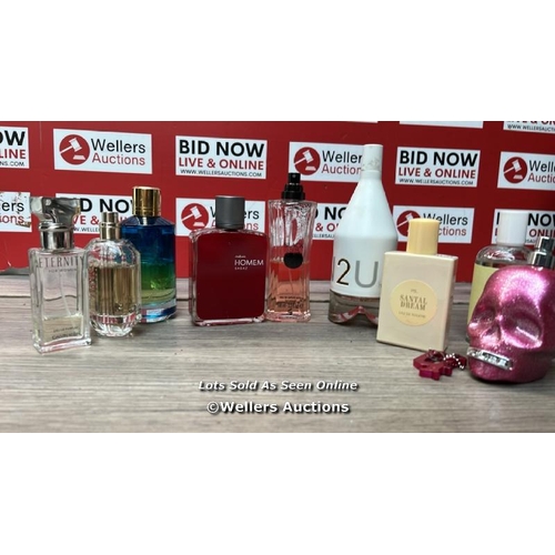 6521 - BAG OF PART USED PERFUMES AND FRAGRANCES INCL. POLICE, CALVIN KLEIN AND HUGO BOSS [0]