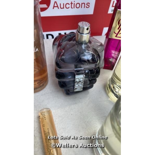 6526 - BAG OF PART USED PERFUMES AND FRAGRANCES INCL. DIOR, VICTORIA'S SECRET, DIESEL, YSL AND HUGO BOSS [0... 