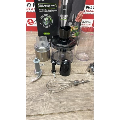 52 - BRAUN MQ9138XI HAND BLENDER / POWERS UP / MINIMAL SIGNS OF USE / E10