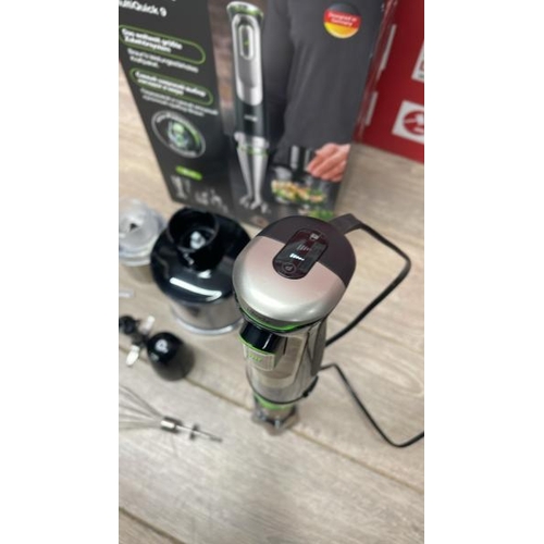 52 - BRAUN MQ9138XI HAND BLENDER / POWERS UP / MINIMAL SIGNS OF USE / E10