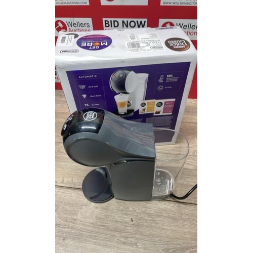 6 - DE'LONGHI DOLCE GUSTO GENIO S PLUS COFFEE MACHINE, EDG315.B / MISSING PARTS / POWERS UP / MINIMAL SI... 