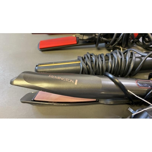 9562 - X6 HAIR STRAIGHTENERS INCL. REMINGTON, SILVERCREST AND MISTRAL