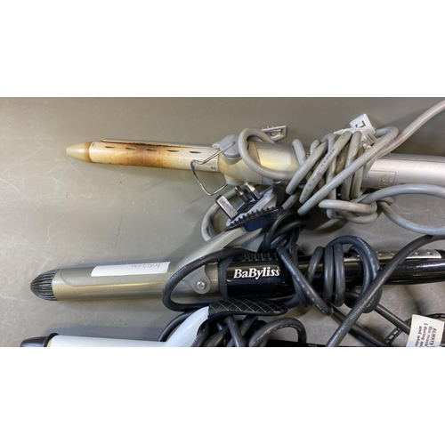 9568 - X6 CURL TONGS INCL. BABYLISS, PHILIPS, REMINGTON AND TRESEMME