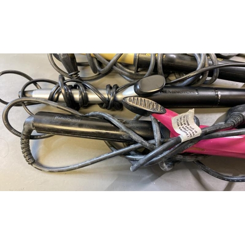 9568 - X6 CURL TONGS INCL. BABYLISS, PHILIPS, REMINGTON AND TRESEMME