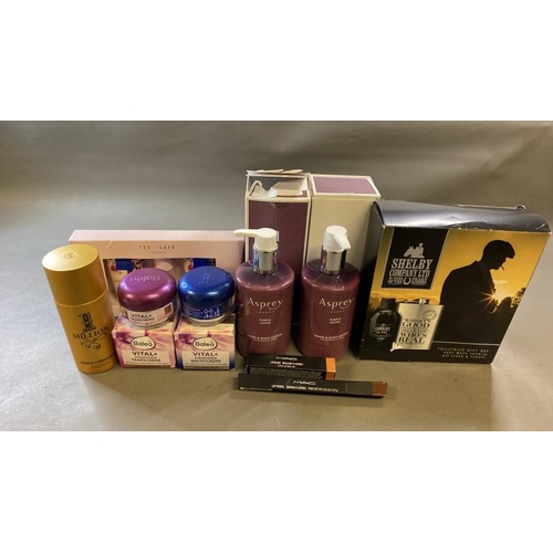 9574 - ASSORTMENT OF COSMETICS INCL. BALEA, ASPREY, MAC, TED BAKER, PACO RABANNE AND SHELBY COMPANY