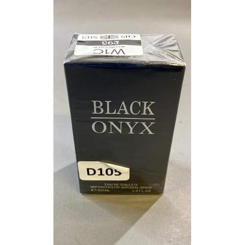 9595 - X1 NEW PERFUME LONDON BLACK ONYX EAU DE TOILETTE 100ML