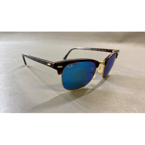 9624 - X1 RAY-BAN RB3016 CLUBMASTER SUNGLASSES - SMALL SCRATCHES