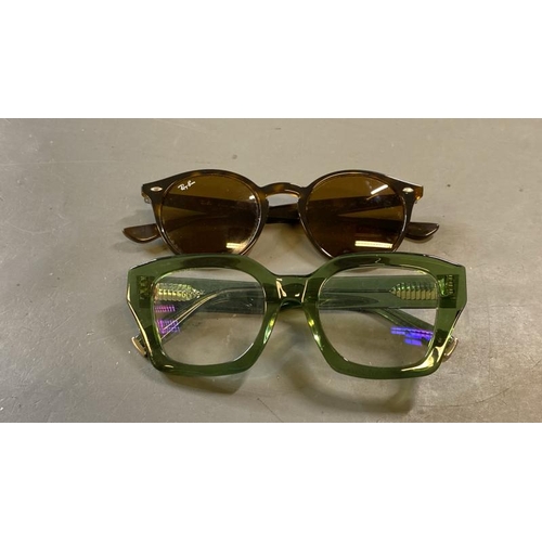 9631 - X2 GLASSES FRAMES INCL. FAIRLY AND RAY-BAN
