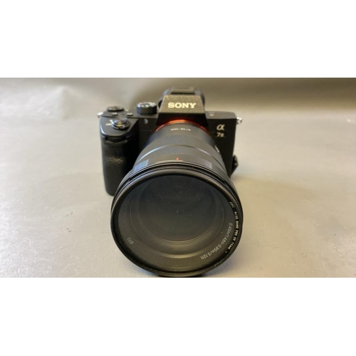 9873 - X1 SONY ALFA 7 III CAMERA MODEL ILCE-7M3 INCL. SONY LENS MODEL SELP18105G, CAMERA FRAME MOUNT AND CA... 