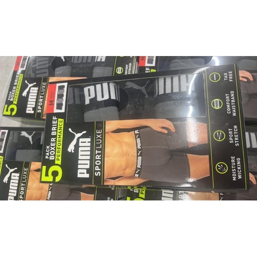 8263 - 5 PACK OF 5 GENTS NEW PUMA UNDERWEAR / M / B8