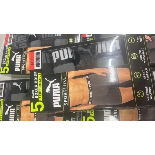 8264 - 5 PACK OF 5 GENTS NEW PUMA UNDERWEAR / M / B8