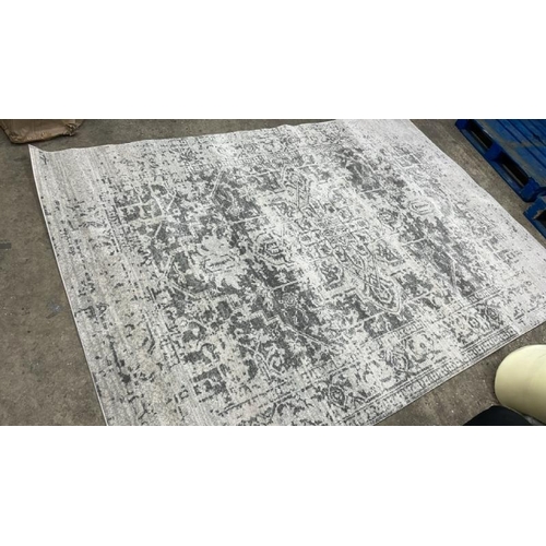 8325 - ASIATIC LONDON NOVA ANTIQUE GREY RUG - 200 X 290CM / APPEARS NEW / P15