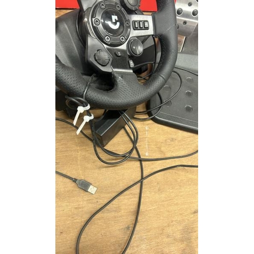 8517 - LOGITECH G923 TRUEFORCE GAMING STEERING WHEEL, MINIMAL SIGNS OF USE