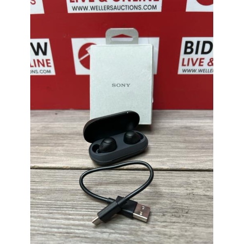 8544 - SONY WF-C700N NOISE CANCELLING IN-EAR HEADPHONES / POWERS UP & CONNECTS VIA BLUETOOTH WITH SOUND / M... 