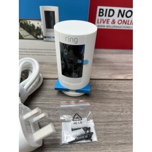 8553 - RING 8SC1S9-WEU0 STICK-UP CAMERA SMART HOME SECURITY CAMERA SET / APPEARS NEW OPEN BOX / G68